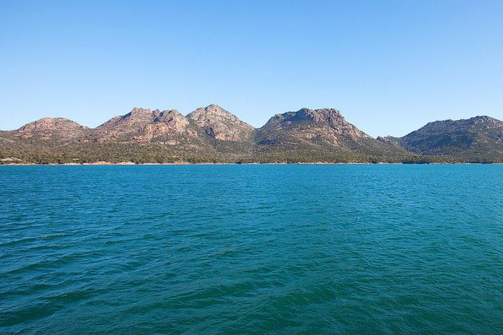The Hazards mountain range in Freycinet Peninsula