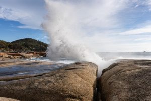 Bicheno Blowhole on Tasmania's East Coast