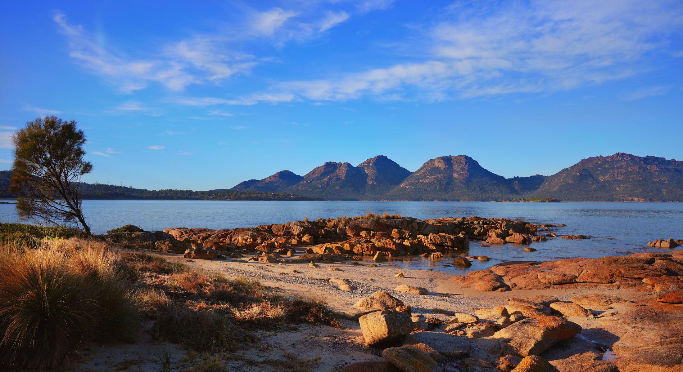 Edge of the Bay views of Hazards mountains and Great Oyster Bay