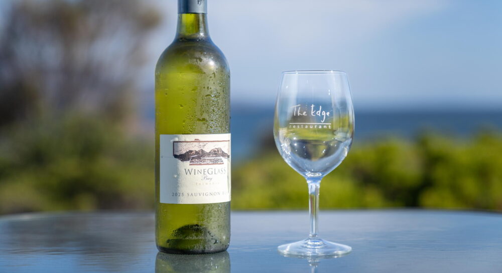 Tasmanian wine at The Edge Bar