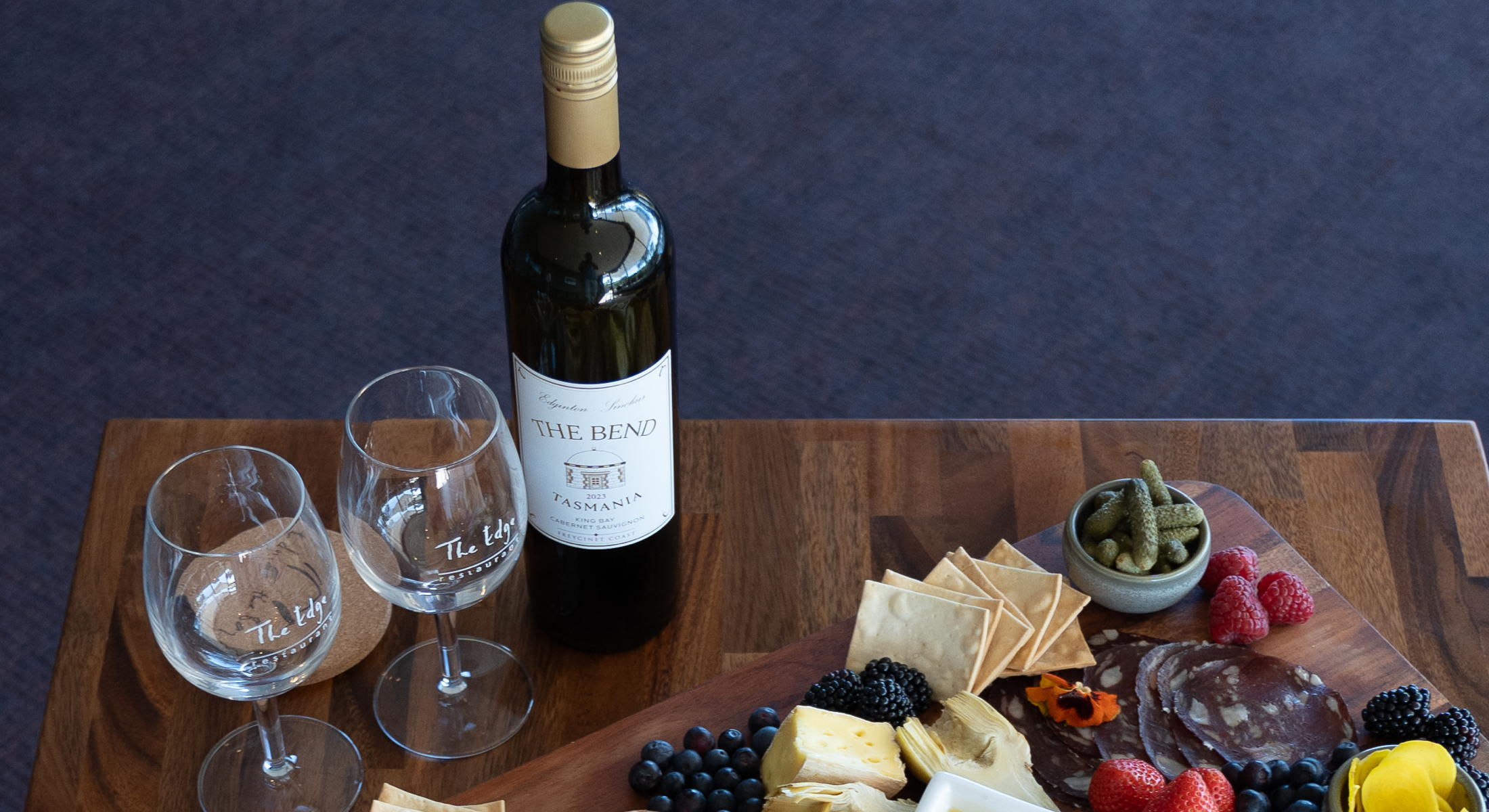 Wine tasting experience at Edge of the Bay