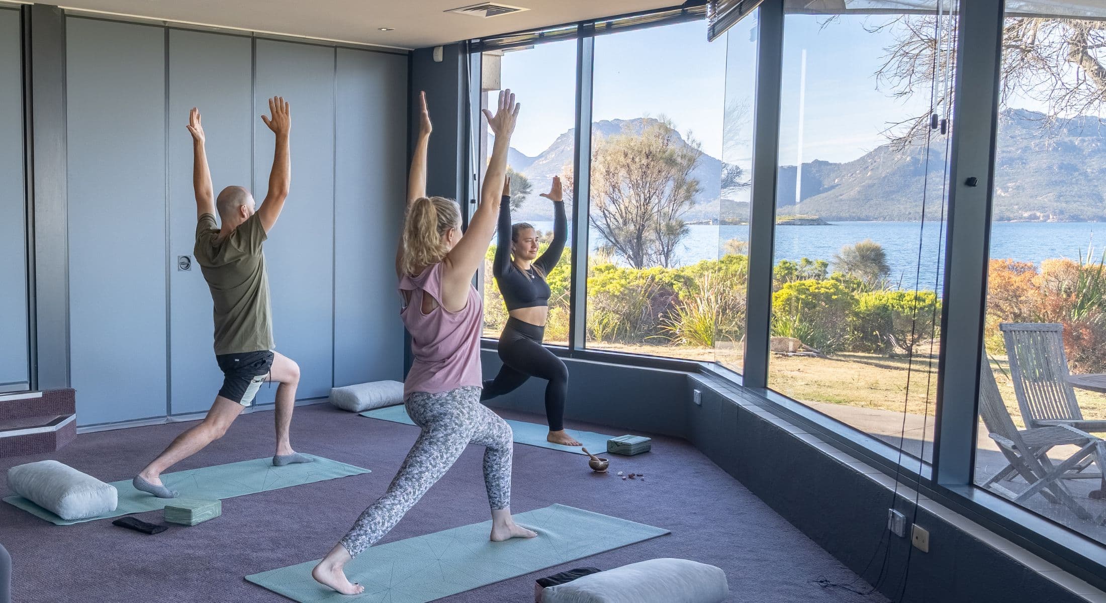 Yoga experience at Edge of the Bay