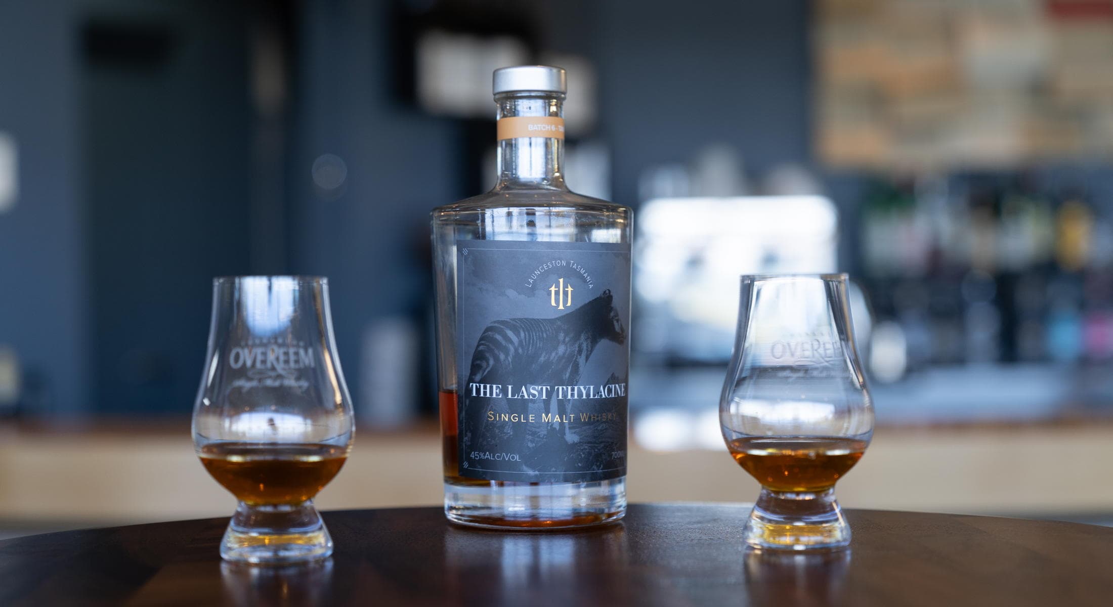 The Last Thylacine whisky at The Edge Bar